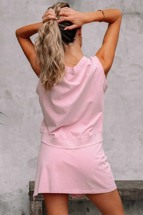 Two Piece Dresses Cotton Luxe Skirt Set