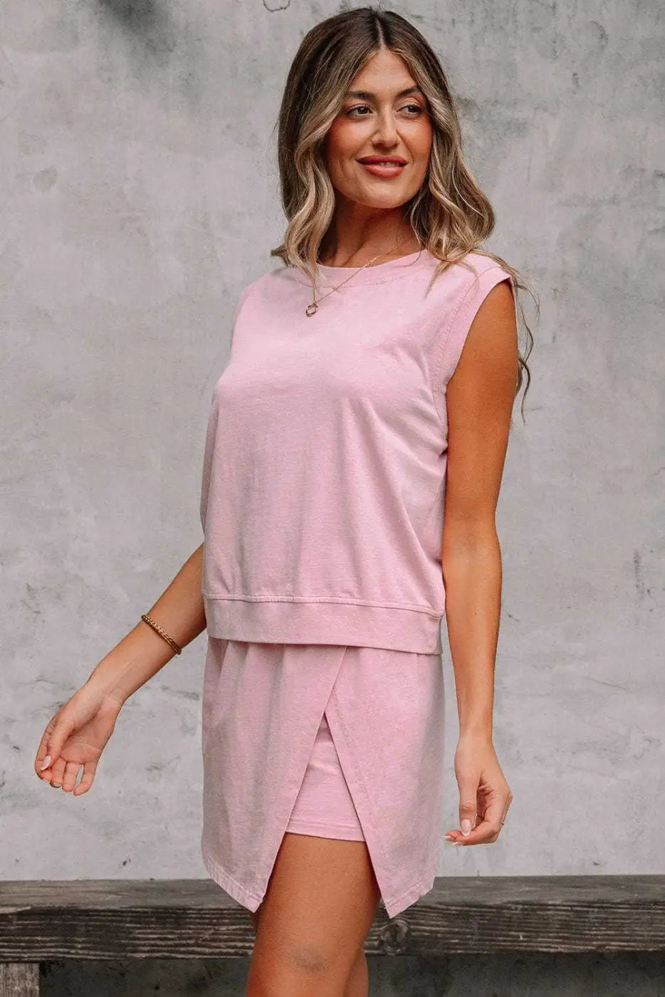 Two Piece Dresses Cotton Luxe Skirt Set
