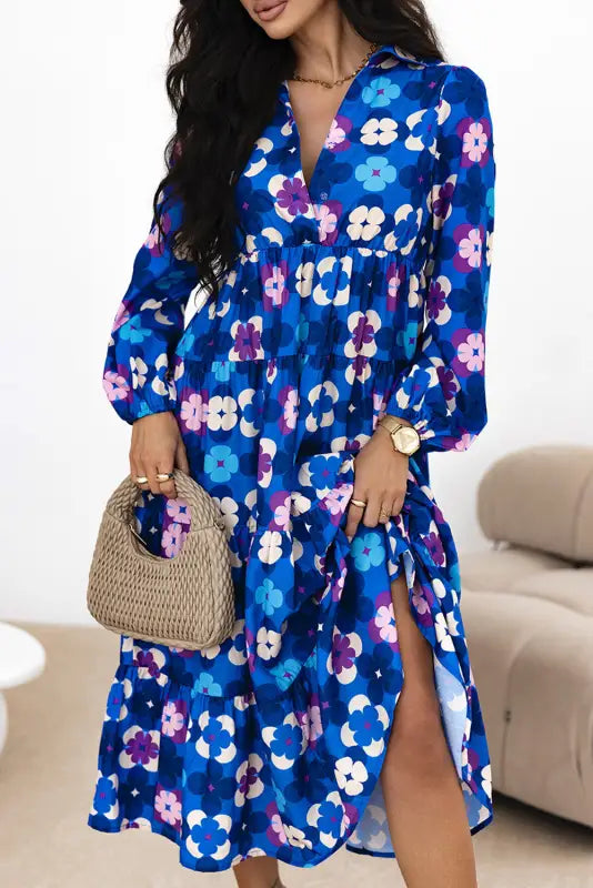 Country charm floral midi dress | dresses | fashionfitz