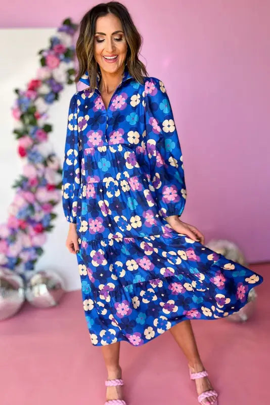 Country charm floral midi dress | dresses | fashionfitz