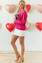 Cow & Sequin Graphic Sweatshirt - Fashionfitz