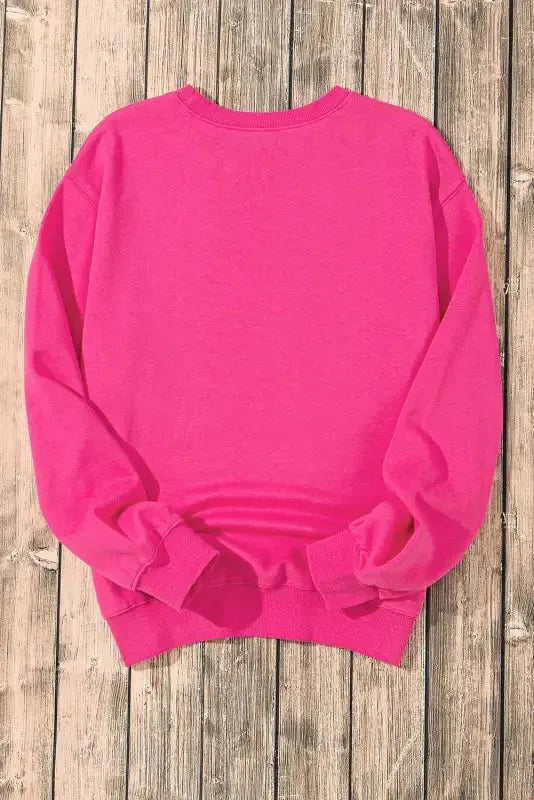 Cow & Sequin Graphic Sweatshirt - Fashionfitz