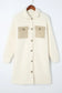 Cozy beige teddy coat - soft sherpa | fashionfitz