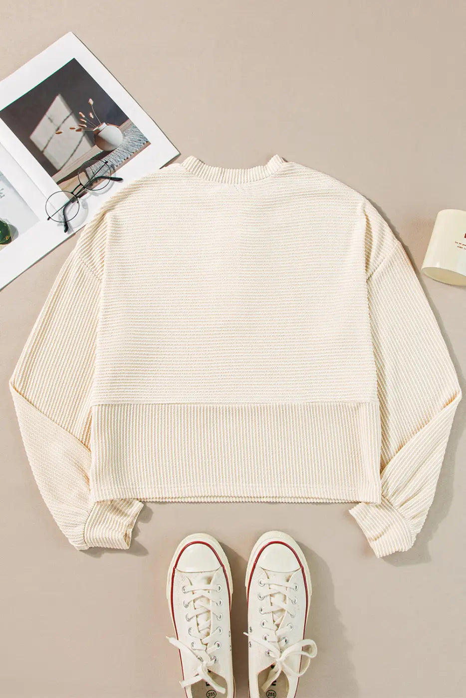 Cozy cord henley sweatshirt | fashionfitz