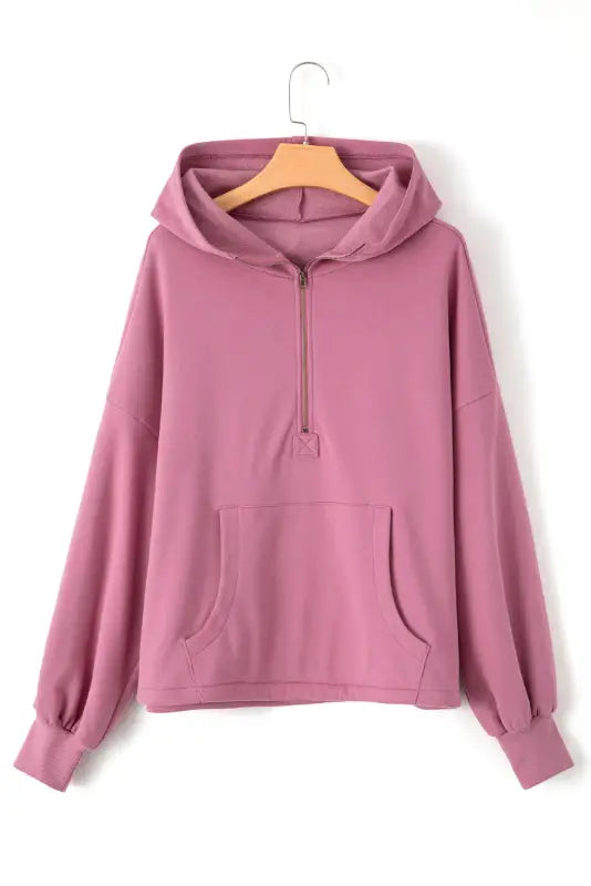 Cozy kangaroo pocket fleece hoodie