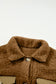 Cozy khaki teddy coat - winter collection | fashionfitz