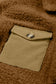 Cozy khaki teddy coat - winter collection | fashionfitz