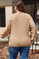 Cozycheck plus-size sweater – light french beige