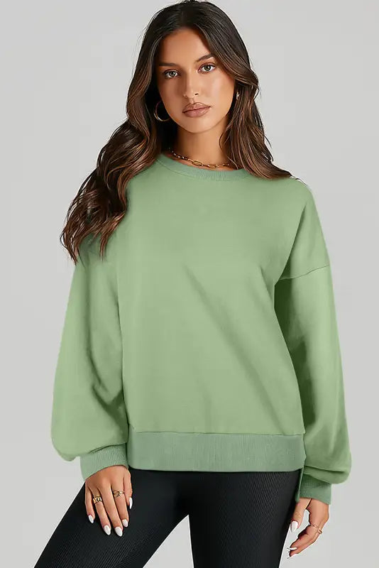 Cozyfleece high-low sweatshirt