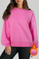 Cozyfleece high-low sweatshirt