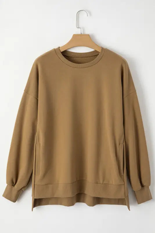 Cozyfleece high-low sweatshirt