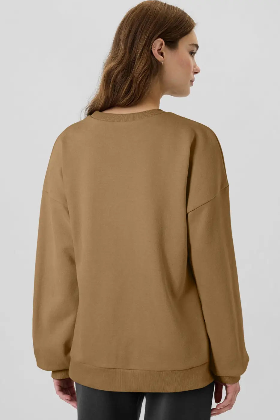 Cozyfleece high-low sweatshirt