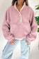 Cozyplush stand neck sweatshirt