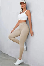 Criss Cross Tummy Control Leggings - Fashionfitz