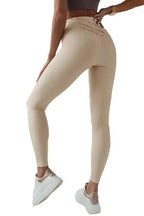 Criss Cross Tummy Control Leggings - Fashionfitz