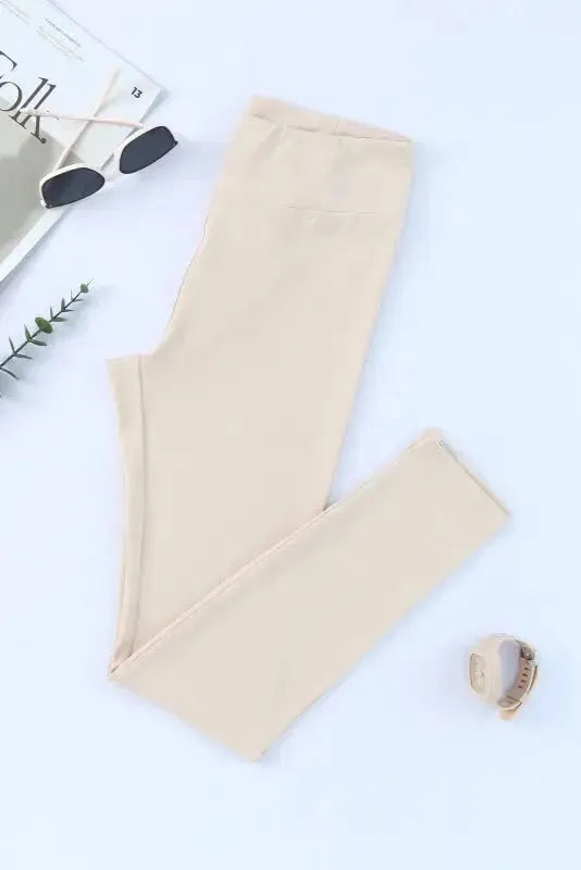 Criss Cross Tummy Control Leggings - Fashionfitz