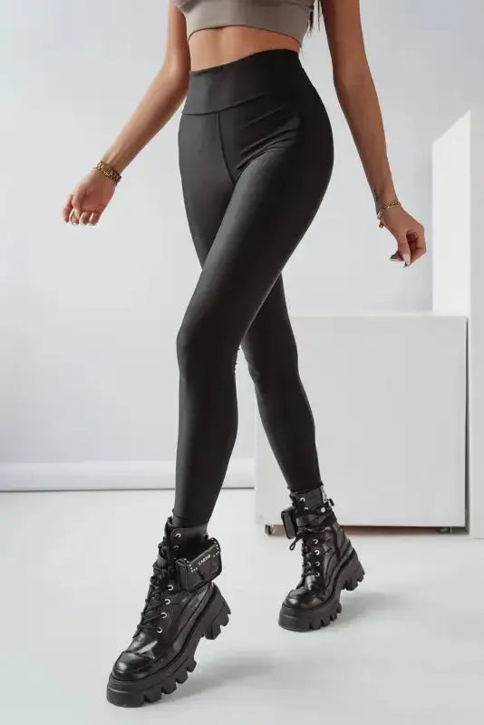 Criss Cross Tummy Control Leggings - Fashionfitz