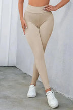 Criss Cross Tummy Control Leggings - Fashionfitz