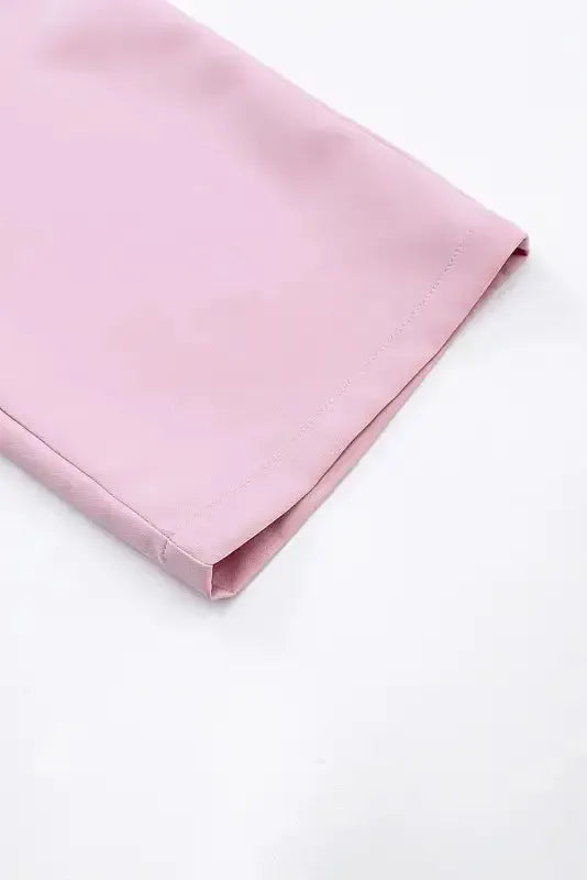 Cropped Jumpsuit with Sash - Buttoned Sleeveless - Fashionfitz