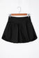 Crossover high waist swim skort