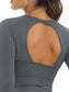 Cut-out back sports top and leggings set - activewear sets