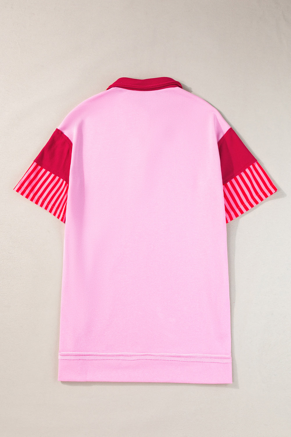 Pink Stripe T-Shirt Dress - Effortless Style