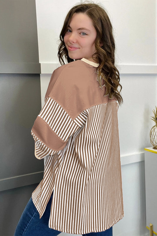 Stripe Embrace Plus T-Shirt