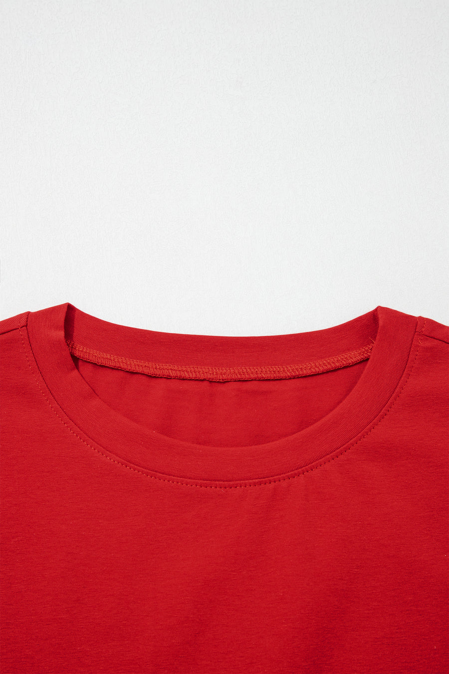 Varsity Stripe Crew Neck Short Sleeve Cotton T-Shirt — styled flat lay | Fashionfitz UK