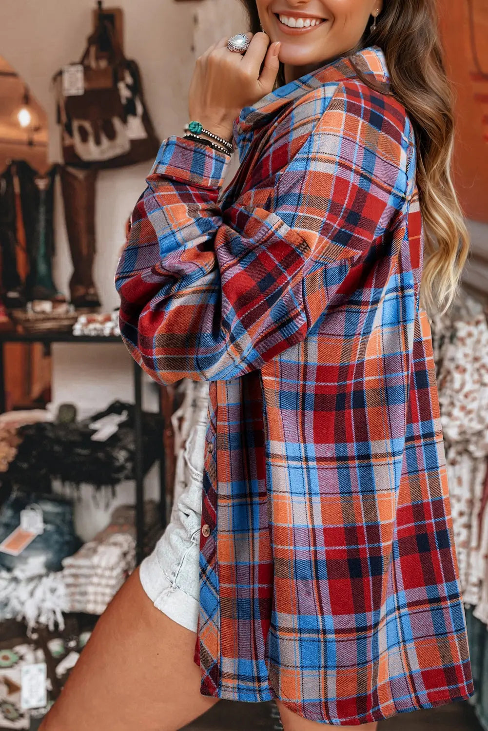 Urban tartan trend shirt | women’s shirts | fashionfitz