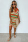 LaceStripe Crochet Dress - Fashionfitz