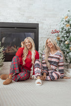 Women's Christmas Comfort Lounge Set in Black