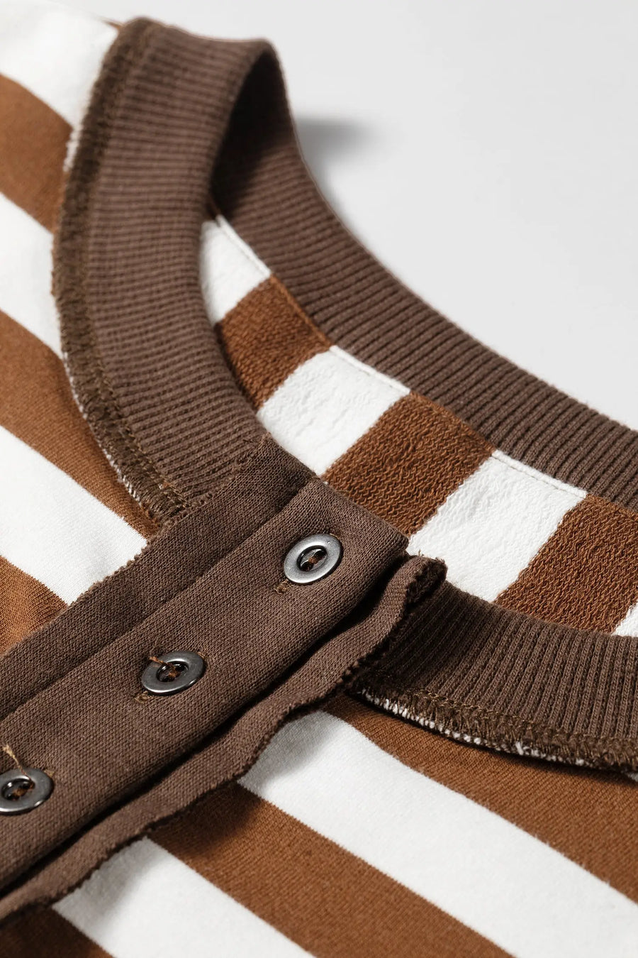 Stripe Exposed Seam Colorblock Patchwork Sweatshirt