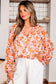 Yellow Floral Print Top