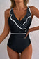 Ruffled One Piece Swimsuit - Fashionfitz
