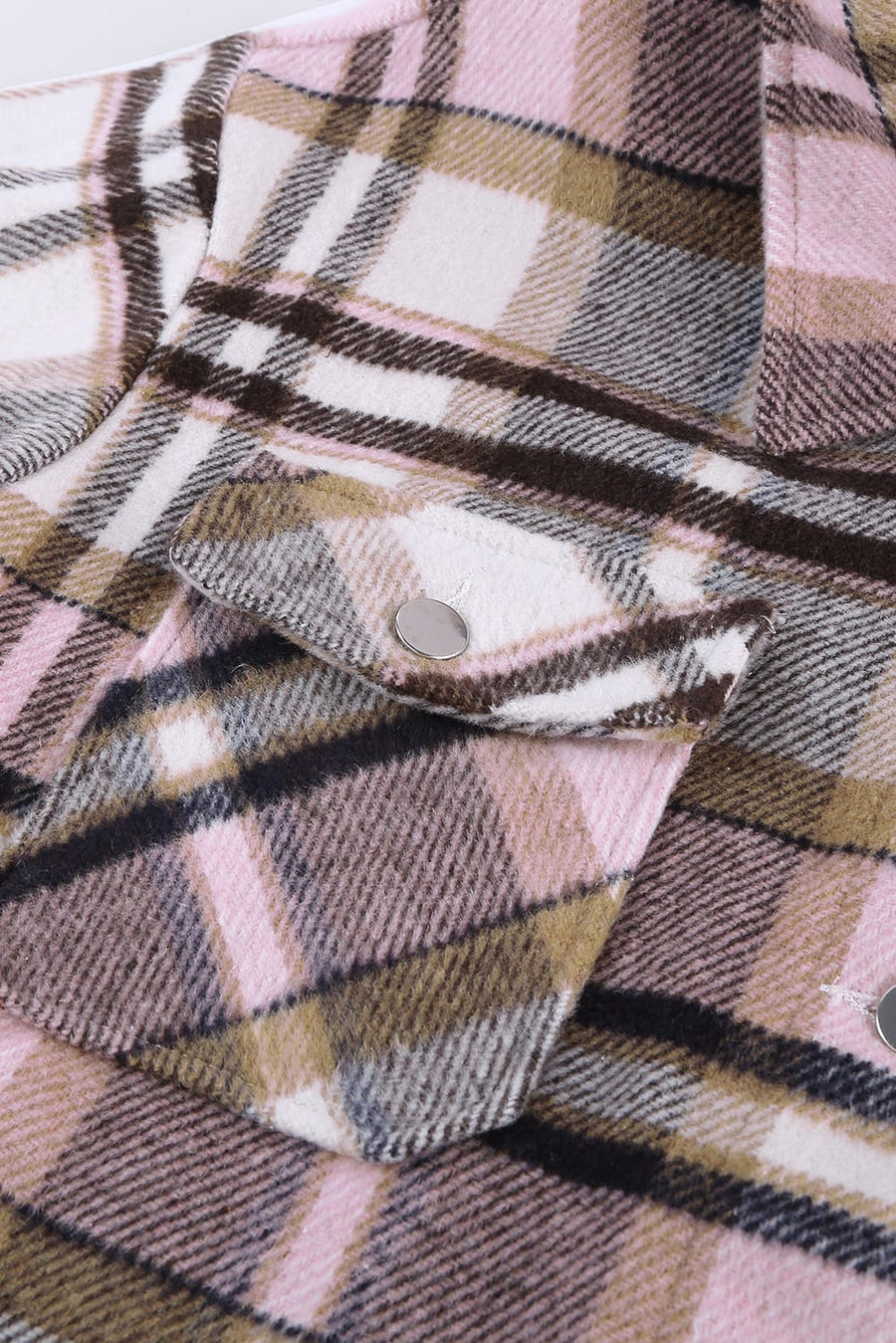 Oversized Plaid Shacket Women UK