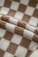 Monochrome Mosaic Sherpa Vest
