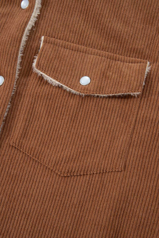 Fleece Lined Corduroy Jacket