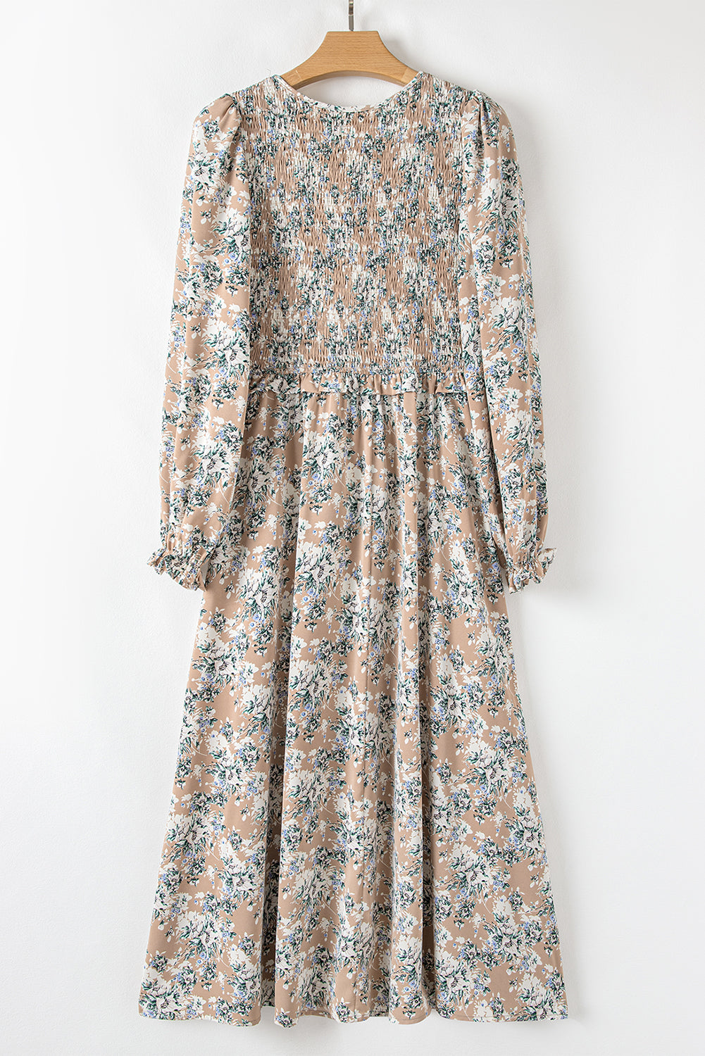 Maple Grove Floral Maxi Dress - Smocked Puff Sleeve