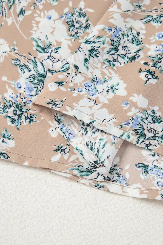 Maple grove floral maxi dress smocked puff sleeve | boho style