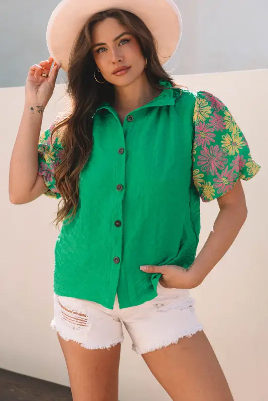 Daisy darling puff sleeve blouse | elegant | fashionfitz