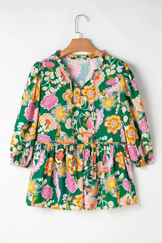 Daisy delight peplum blouse | floral blouses | fashionfitz