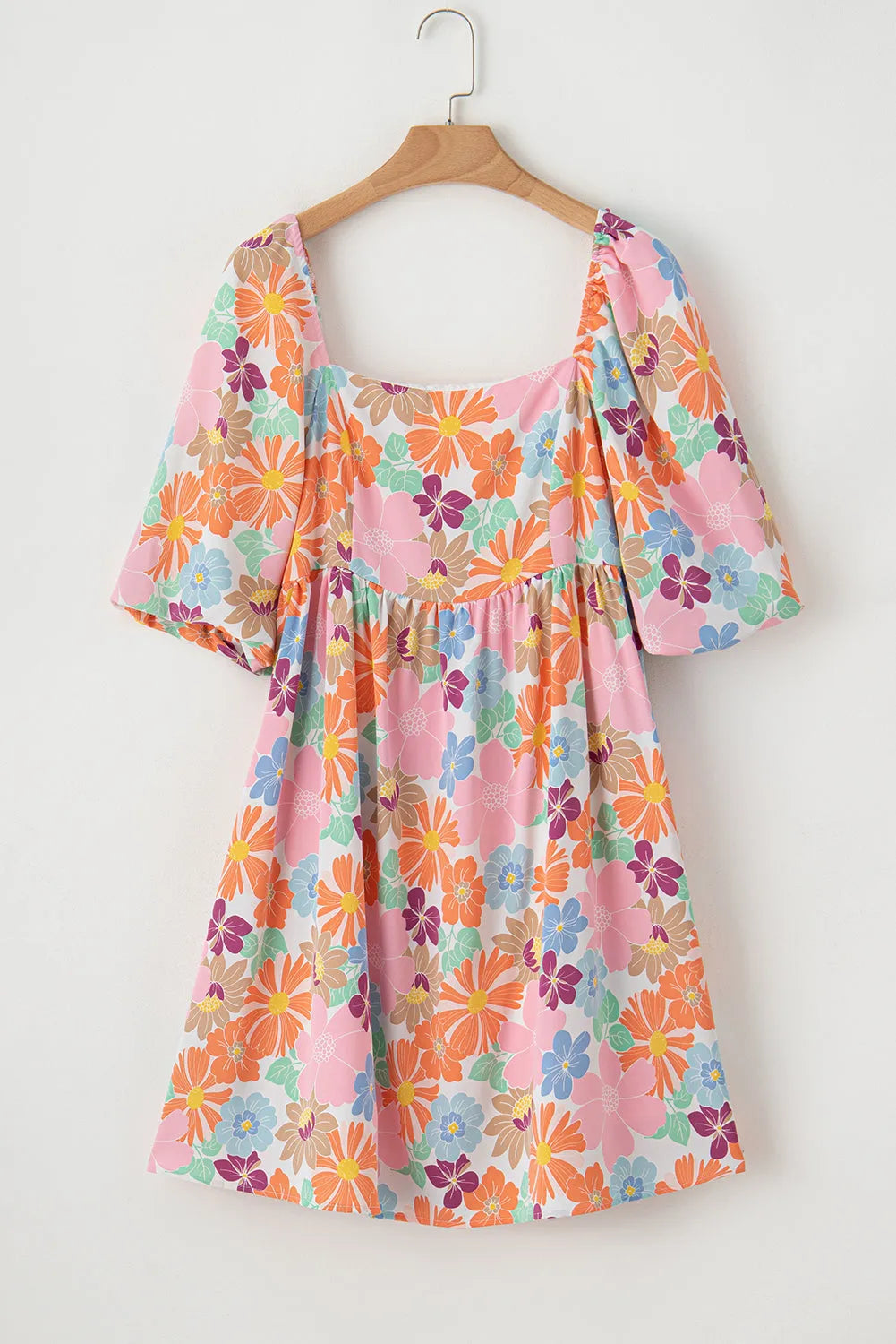 Summer Floral Babydoll Dress - Fashionfitz