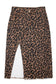 Flat lay of Leopard Denim Midi Skirt - Summer Fashion by FashionFitz with bold leopard print and front slit for edgy summer style.