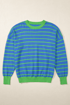 Stripe Hug Loose Fit Sweater