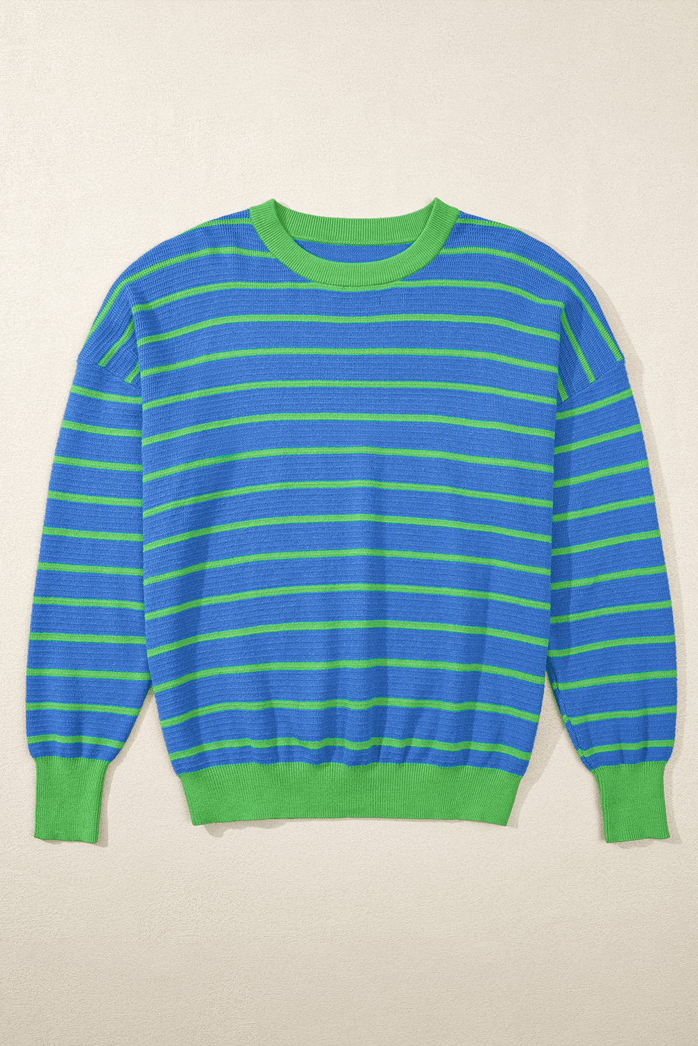 Stripe Hug Loose Fit Sweater