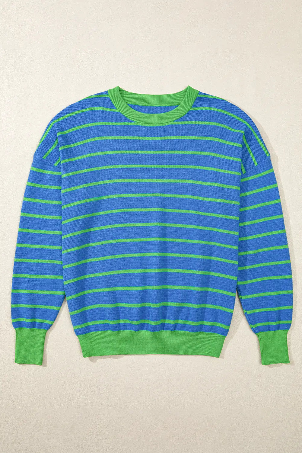 Stripe hug sweater - stylish loose fit | cozy design