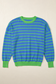 Stripe Hug Loose Fit Sweater