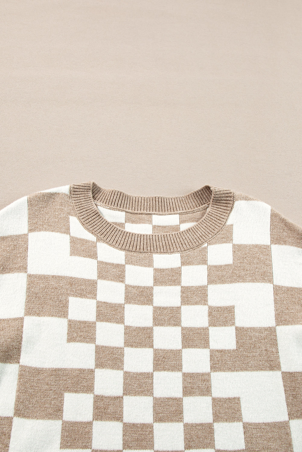 Smoky Plaid Soft Knit Jumper