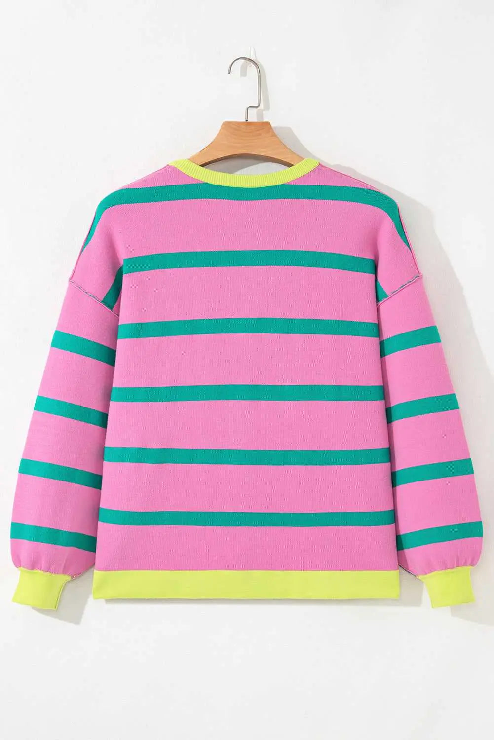 Urban stripe loose cardigan cardigans