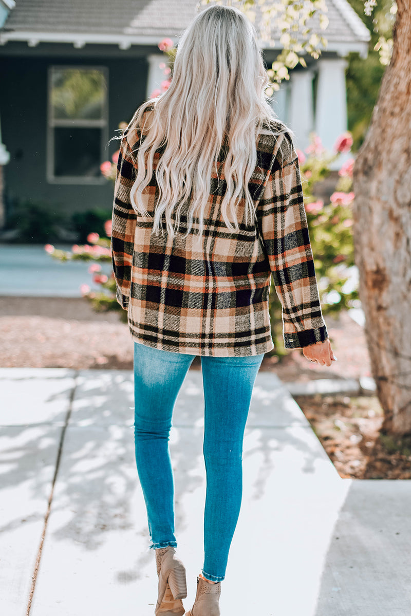 Oversized Plaid Shacket Women UK